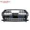 car accessories front bumper grill glossy black chrome ABS RSQ3 style for Audi Q3 SQ3 grills 2016-2019
