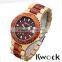 Men's Eco-friendly Health Maple Wood Watch Bewell Datejust Wooden Wrist Watch