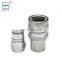 1/2'' Iso High Quality Stainless Hose Hydraulic Quick Release Couplings Connector Parts Valve Couplers