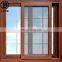 Factory Price Office Apartment Dust Proof Brown Color Aluminium Frame Triple Glass Ventilation Sliding Window