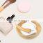 New Designed 100% Natural Bamboo Makeup Bowl Cosmetic Bowl With Flat Set
