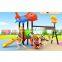 Plastic slide commercial children playground equipment playground outdoor