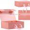 Hot Sale Rigid Custom Size Gift Boxes Top Bottom Christmas Decoration Magnet Gift Box Handles