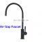 Air Gap Water Filter Faucet 1/4 in connection matte Black Kitchen Faucets