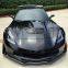 Chevrolet Corvette C 7stingray 2014 + Z06 painted carbon fiber bumper extends separator front lip