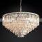 Custom 1920S ODEON Multi Layer Round Tier Crystal Black Chandelier Decoration For Living Room Bedroom Hotel Room lighting