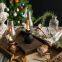 LED Christmas retro luminous kerosene lamp desktop Chinese New Year Halloween oil Table lamp Holiday Lighting decor Night Lights