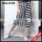 new arrival fashion wholesale suppliers factory price women pants stripe wide leg women sweat pants