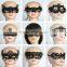 Black Venetian Masquerade MardiGras Halloween Face Eye party mask with rhinestone Ball Event Wedding party Masks
