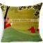 Fox printed High quality canvas pillow covers wholesale