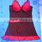 Shadow Stripe Printed Microfiber Babydolls