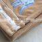 Stuffed super soft and good quality animal head plush baby blanket
