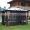Four Corners Gazebo Garden With Mosquito Nets PVC Plastic Hardtop Polycarbonate Gazebo
