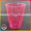 Disposable Plastic Pink Water Juice Cup
