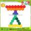 Children Educational Toys Preschool Game Colorful Rainbow Wooden IQ Block Puzzle for Kids