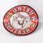 Personal custom soccer woven fabric badges labels for clothing