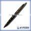 Chocolate brown style parker gel black color ink refill metal ballpoint pen