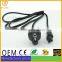 Gray 2m 220v power cord reel for LCD display