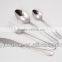 2013 New cutlery spoon fork knife sets with colorful laser logo on the handle