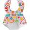 PEVA Polyester Baby Bibs Fancy Cute Safe Eco-friendly Anti-bacterial Reusable Waterproof Full Color Pringting Feeding Burp