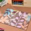 New Design Romance Style WELCOME Printing Home Textile Non Woven Fabric 100% polyester Anti-slip Bath Door Kitchen Mat