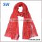 2015 Hot Sale Fashion Hijab Embroidered Ladies Sequined Arab Scarf