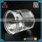 hot sale polygon clear glass milk /yogurt / bottle /jar 100ml