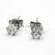 Wholesale hot sale crystal rhinestone women fashion earring Stainless Steel Stud Earring