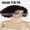 Brazilian Virgin Human Hair Glueless Cap Afro Kinky Curl Machine Made Wigs