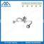 Angle adjustable stainless steel fin spider for curtain wall
