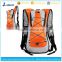 Wholesale waterproof hydration cycling reflective backpack bag with helmet net bag