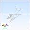 High quality custom stylish durable floor metal fashion names shoe shop display rack