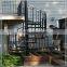Eco-friendly designs wrought iron/ carbon steel spiral staircase prices