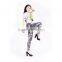 Summer colourfull ladies fitness yoga wear pants black camo leggings