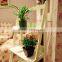 4 tier outdoor garden plastic flower basket stand