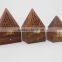 Pyramid Design Wood Insence Holder / Incense Burner (Bakhoor)