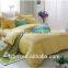 2015 customize pure color 100% cotton bedding set