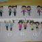 Soft toy style girls doll customized stuffed cartoon character plush toys(SGS audited)