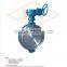 high temperature Ductile Iron Metal Seal Triple Eccentric Wafer Butterfly Valve
