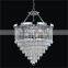 Popular dining room silver crystal chandelier pendant lighting-71068