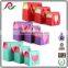 Folding Red gift box with handle and heart picture