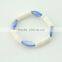 Personalized Resin Jewelry White Birthstone Bracelet