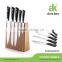 New design double sides magnetic rubber / bamboo knife block                        
                                                Quality Choice