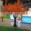 Best-selling 7m Yellow Lighted Maple Tree For Wedding Decoration Outdoor Led Maple Tree Light