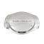 Stainless steel serving tray with mirror effect