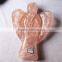 customized natural rock rose crystal angel