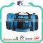 Heavy duty travel duffle bag with logo and compartments
