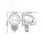China Factory Directly 9-32v Mini Size 2 inch 10W LED Work Light for motorcycle