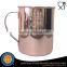99.9% solid copper mug manufacturer for moscow mule