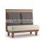 Classical restaurant design booth YK70118